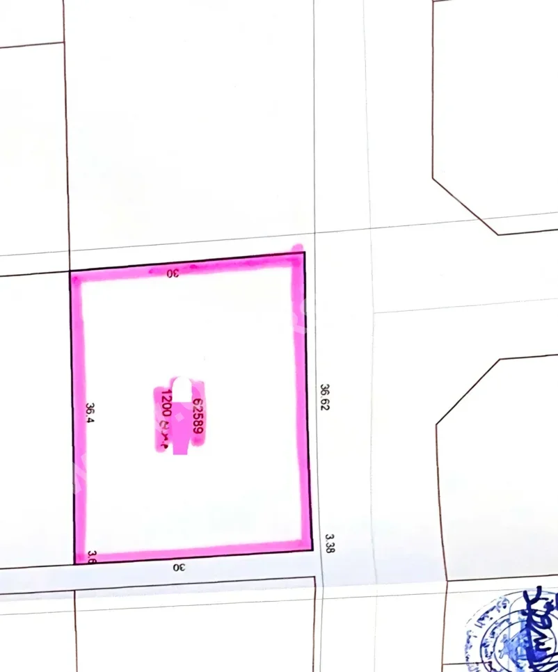 Lands For Sale  in Al Rayyan  - Al Waab  -Area Size 1,200 Square Meter
