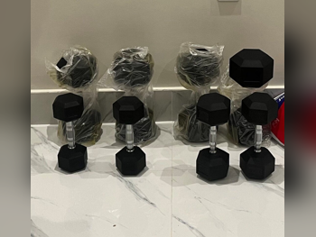 أثقال - الدامبل الثابتة  - مستدير  - أسود