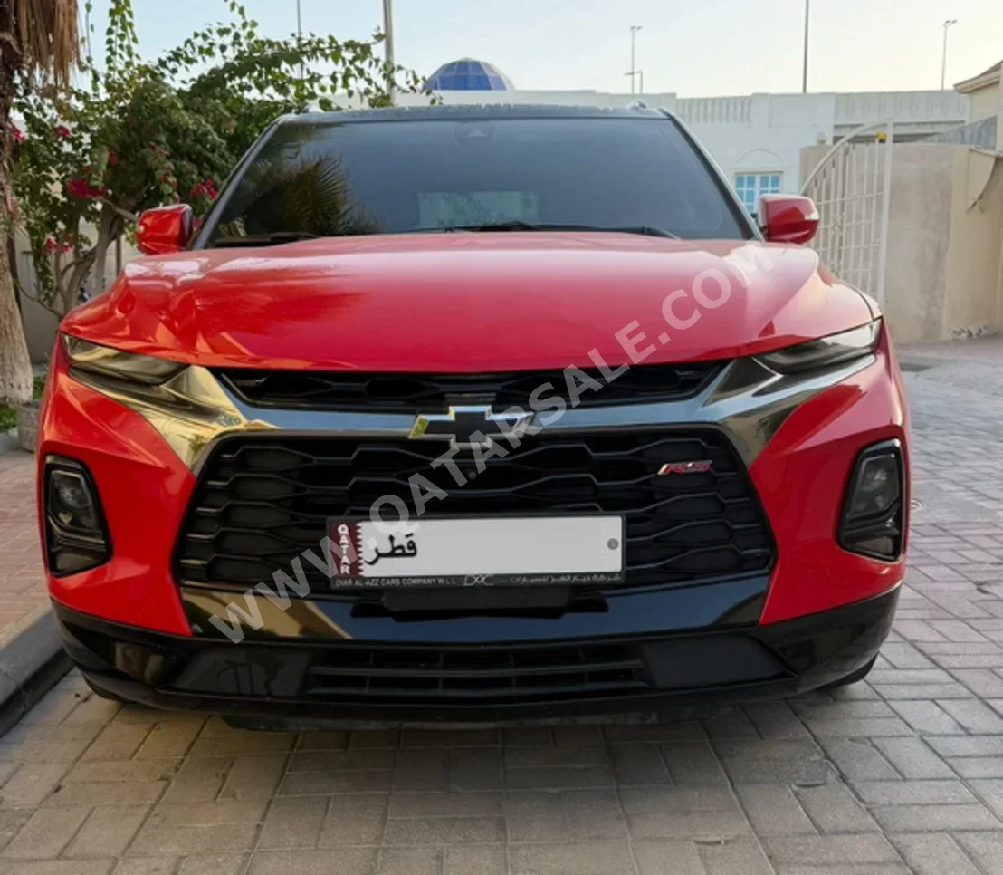 Chevrolet  Blazer  RS  2022  Automatic  145,000 Km  6 Cylinder  Four Wheel Drive (4WD)  SUV  Red
