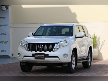 تويوتا  برادو  2015  اوتوماتيك  179,000 كم  6 سلندر  دفع رباعي  اس يو في  أبيض لؤلؤي