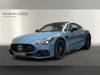 مرسيدس - بنز  جي تي  43 AMG  2025  اوتوماتيك  3,000 كم  4 سلندر  دفع رباعي  كوبيه \ سبورت  ازرق  تحت الضمان