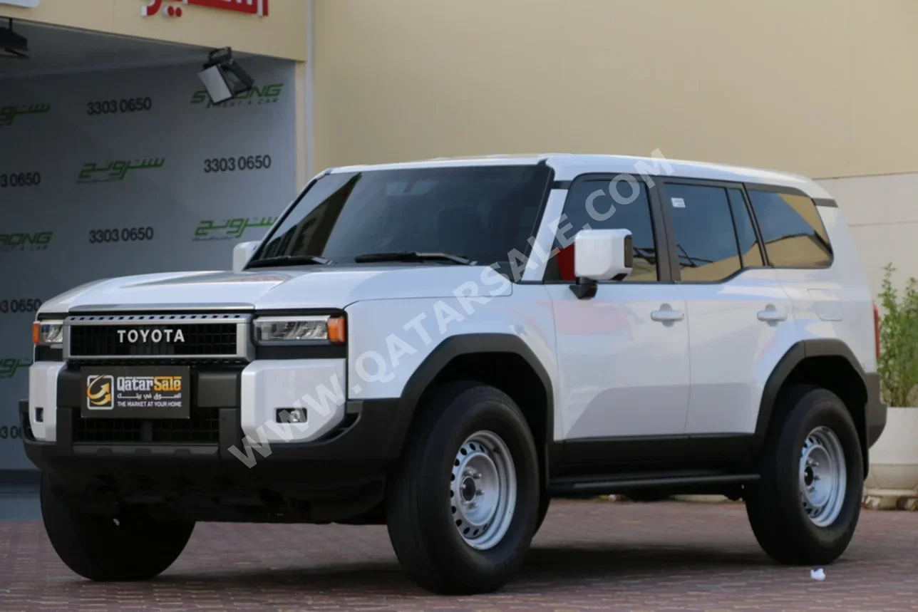 Toyota  Prado  2024  Automatic  50,000 Km  4 Cylinder  Four Wheel Drive (4WD)  SUV  White  With Warranty