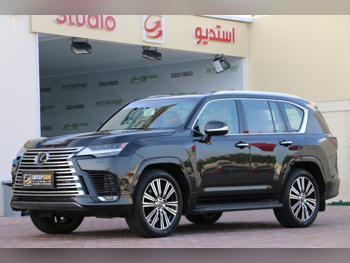 لكزس  ال اكس  600 لكجري  2024  اوتوماتيك  50,000 كم  6 سلندر  دفع رباعي  اس يو في  أسود  تحت الضمان