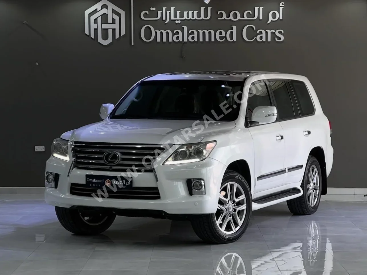 Lexus  LX  570  2012  Automatic  491,000 Km  8 Cylinder  Four Wheel Drive (4WD)  SUV  White