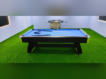 Black and Blue  Billiard Table