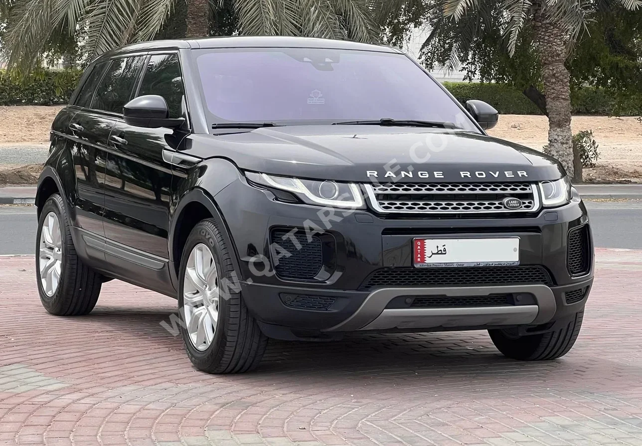 Land Rover  Evoque  2018  Automatic  128,000 Km  4 Cylinder  Four Wheel Drive (4WD)  SUV  Black