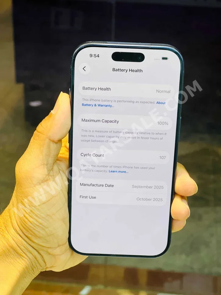 Mobile Phones Apple  - Iphone 17  - Pro  - Glacier Blue  - 256 GB  - Under Warranty