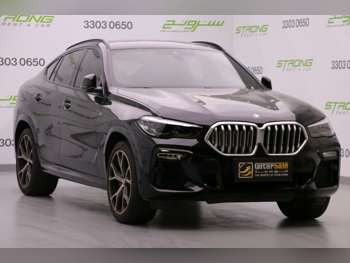 BMW  X-Series  X6 40i  2021  Automatic  67,000 Km  6 Cylinder  Four Wheel Drive (4WD)  SUV  Black  With Warranty