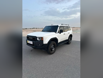 Toyota  Prado  2025  Automatic  36,572 Km  6 Cylinder  Four Wheel Drive (4WD)  SUV  White  With Warranty