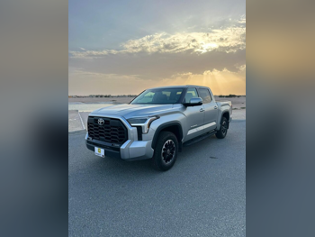 تويوتا  تندرا  تي ار دي  2024  اوتوماتيك  54,831 كم  8 سلندر  دفع رباعي  بيكب  فضي