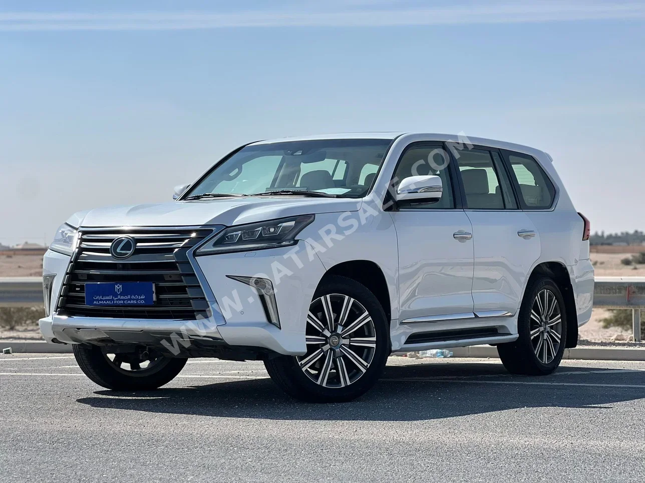 لكزس  ال اكس  570  2017  اوتوماتيك  400,000 كم  8 سلندر  دفع رباعي  اس يو في  أبيض