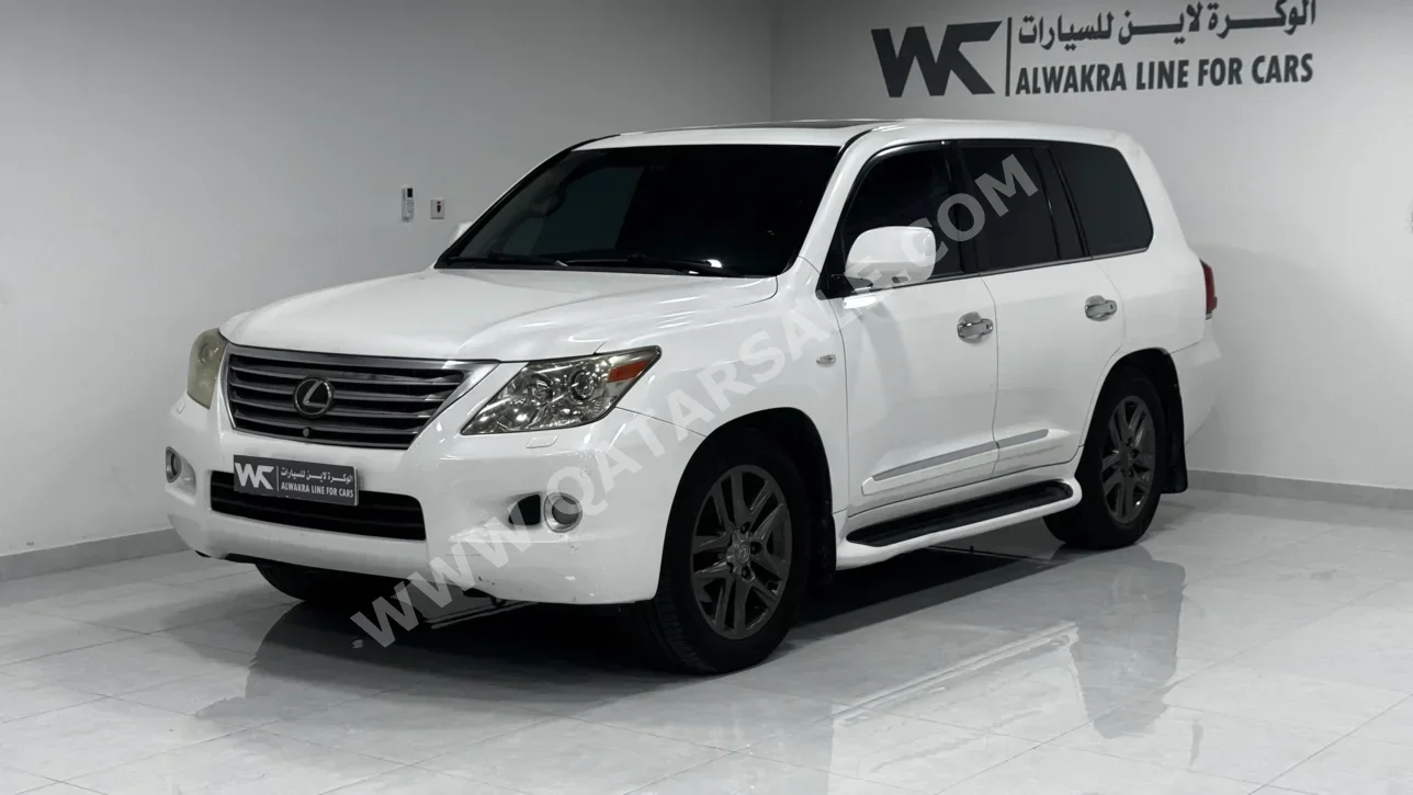 لكزس  ال اكس  570  2009  اوتوماتيك  456,000 كم  8 سلندر  دفع رباعي  اس يو في  أبيض