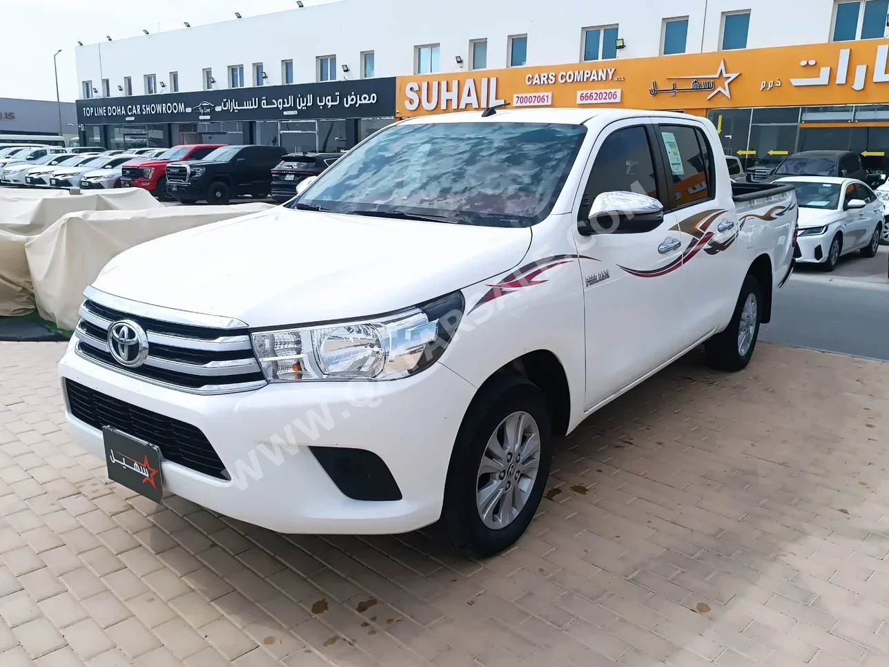 Toyota  Hilux  2025  Automatic  67,000 Km  4 Cylinder  Rear Wheel Drive (RWD)  Pick Up  White