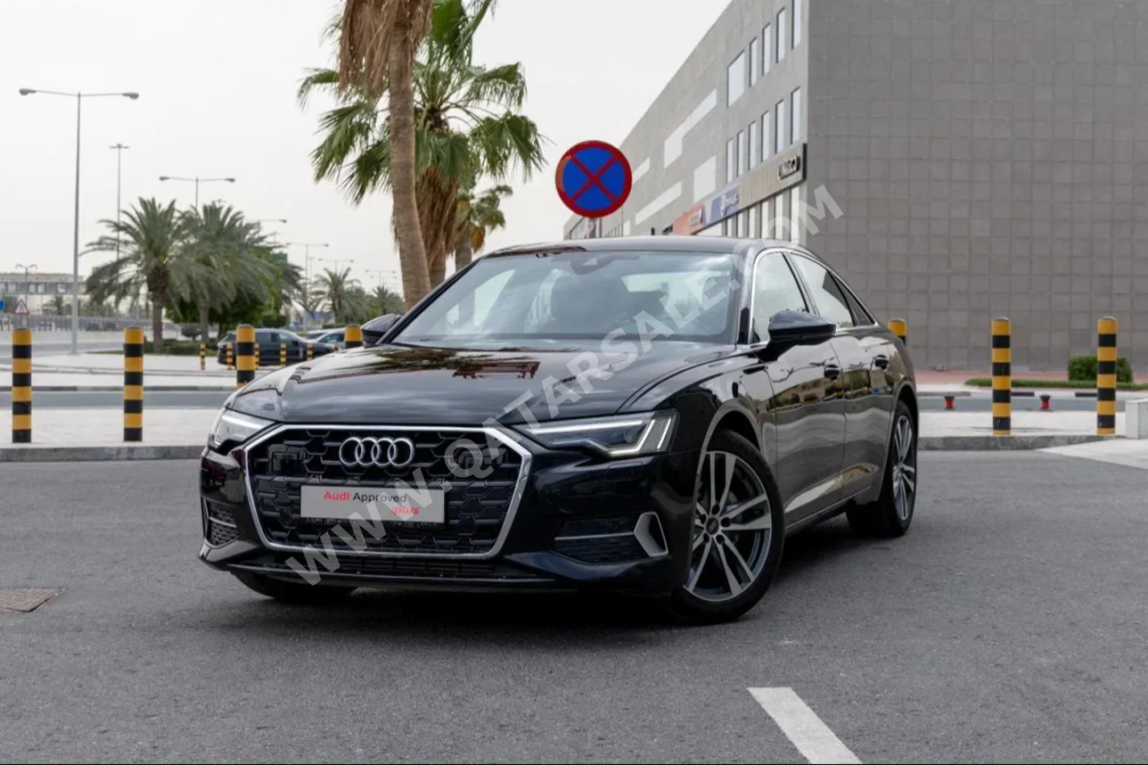 Audi  A6  2.0 T  2024  Automatic  53,000 Km  4 Cylinder  Front Wheel Drive (FWD)  Sedan  Black  With Warranty