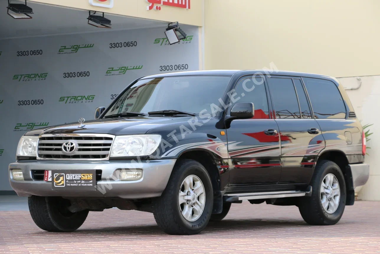 تويوتا  لاند كروزر  جي اكس  2007  اوتوماتيك  358,000 كم  6 سلندر  دفع رباعي  اس يو في  أسود