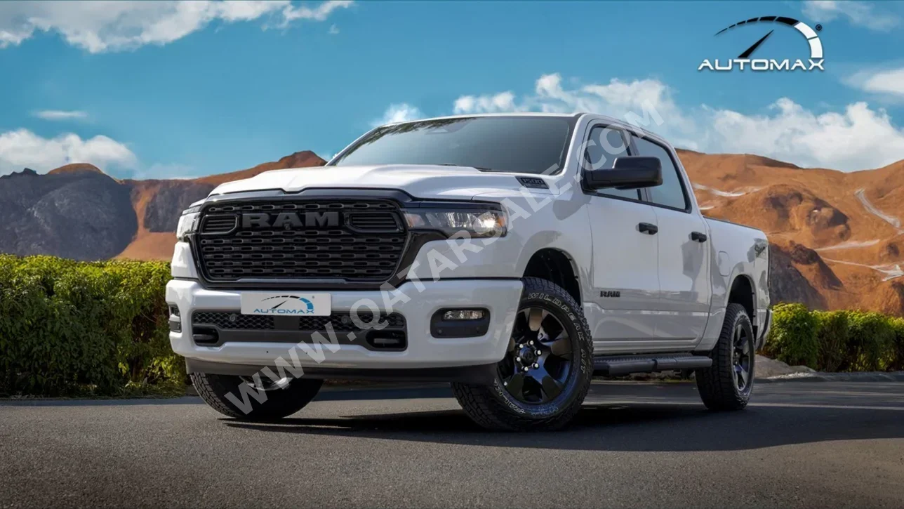 دودج  رام  1500 كلاسيك  2025  اوتوماتيك  0 كم  6 سلندر  دفع رباعي  بيكب  أبيض  تحت الضمان