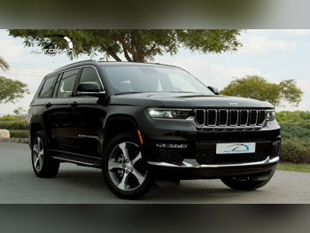 جييب  جراند شيروكي  لمتد لارج  2025  اوتوماتيك  0 كم  6 سلندر  دفع رباعي  اس يو في  أسود  تحت الضمان