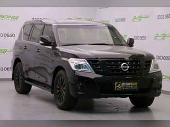 Nissan  Patrol  Titanium  2018  Automatic  143,000 Km  8 Cylinder  Four Wheel Drive (4WD)  SUV  Black
