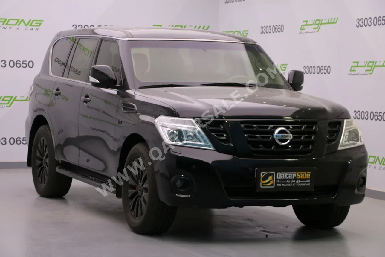 نيسان  باترول  تيتانيوم  2018  اوتوماتيك  143,000 كم  8 سلندر  دفع رباعي  اس يو في  أسود