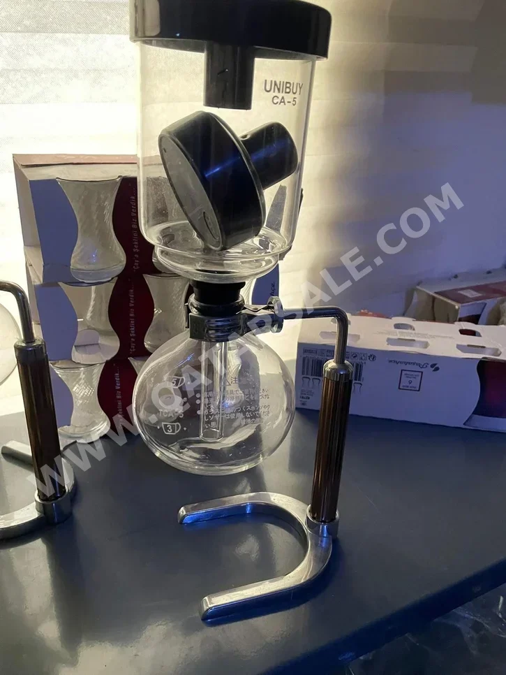 Coffee Makers Siphon Coffee Maker  - Stainless Steel-Black  - 0.500 liter