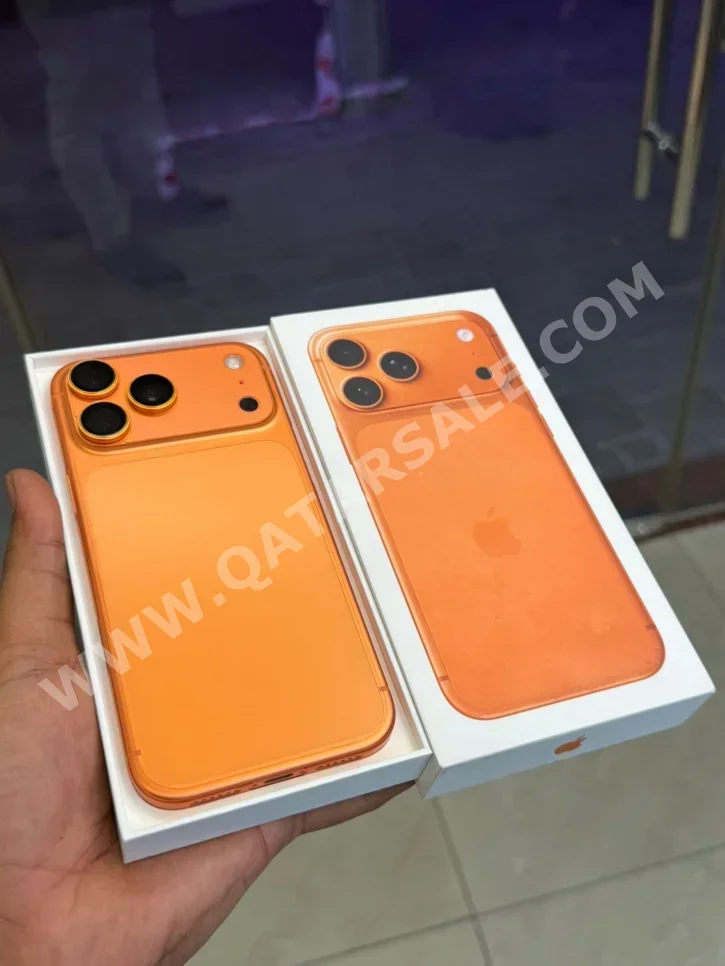 Mobile Phones Apple  - Iphone 17  - Pro Max  - Orange  - 256 GB