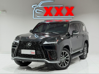 Lexus  LX  600 F Sport  2023  Automatic  62,000 Km  6 Cylinder  Four Wheel Drive (4WD)  SUV  Black  With Warranty