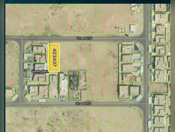 اراضي للبيع  في الشمال  - الرويس  -المساحة 504 متر مربع