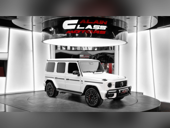 Mercedes-Benz  G-Class  63 AMG  2025  Automatic  12,543 Km  8 Cylinder  Four Wheel Drive (4WD)  SUV  White