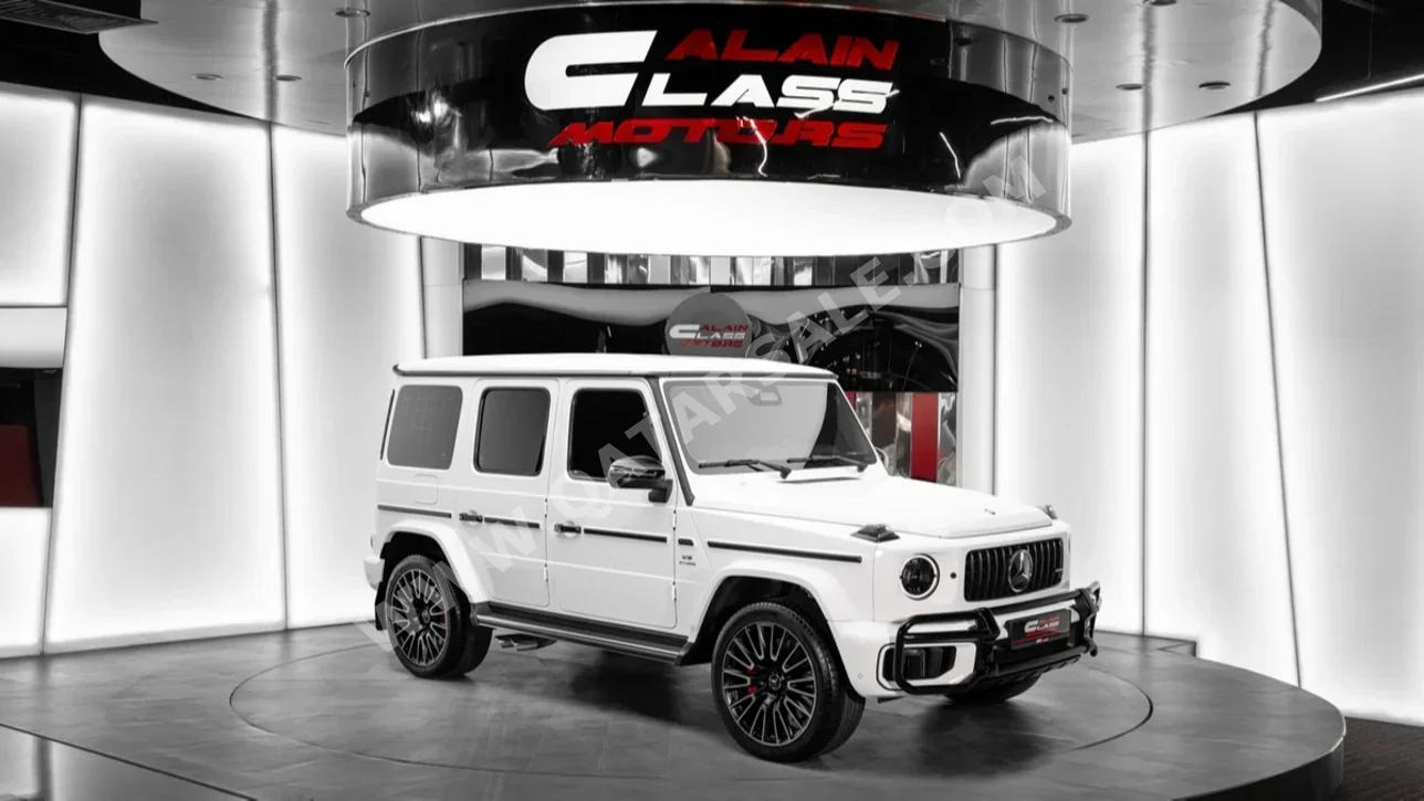 Mercedes-Benz  G-Class  63 AMG  2025  Automatic  12,543 Km  8 Cylinder  Four Wheel Drive (4WD)  SUV  White