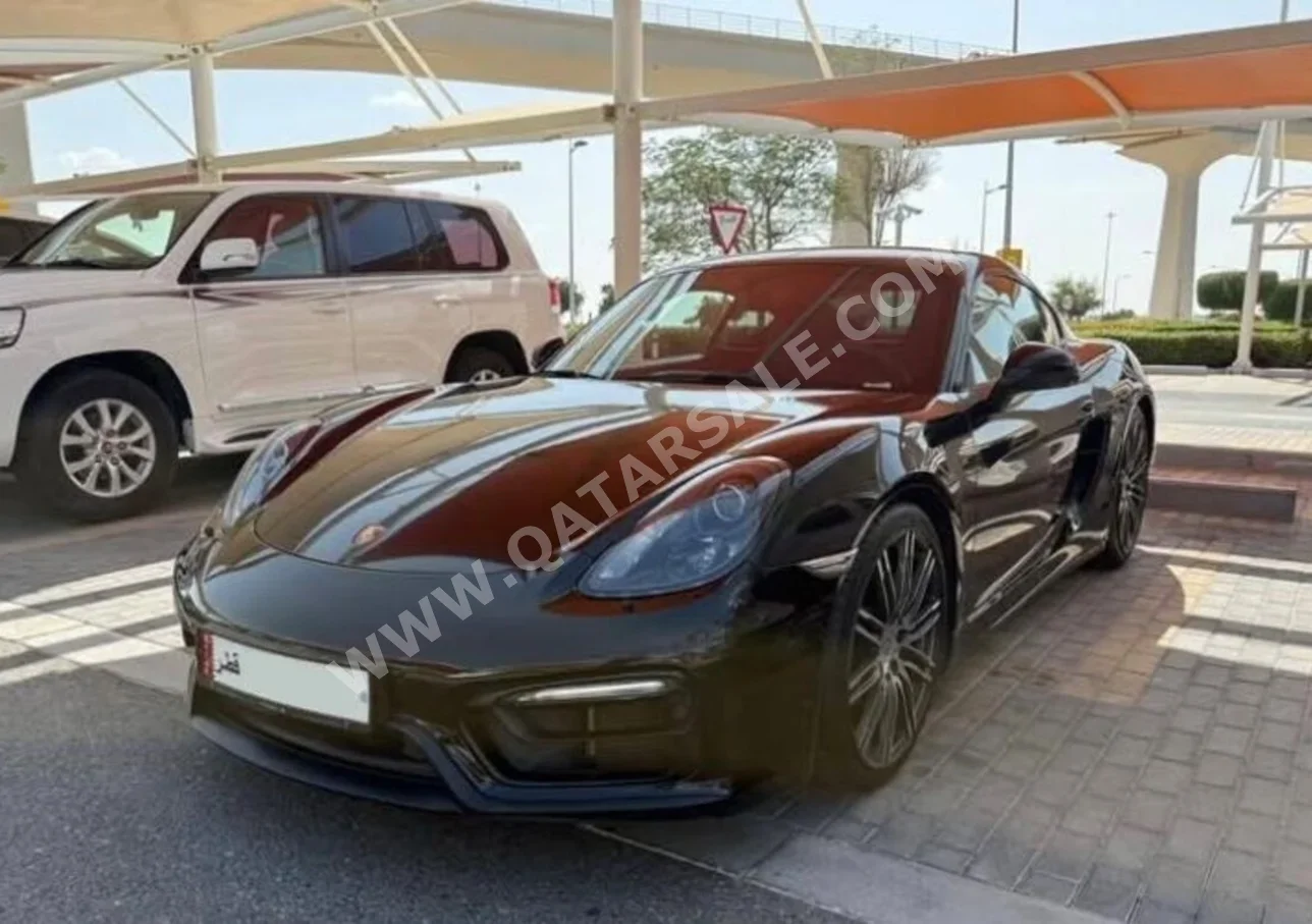 بورش  كايمان  جي تي اس  2015  اوتوماتيك  60,000 كم  6 سلندر  دفع خلفي  كوبيه \ سبورت  أسود  تحت الضمان