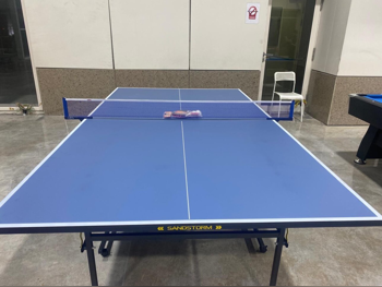 Black and Blue  Tennis (ping pong) Table