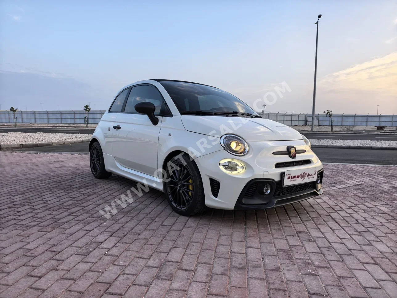 Fiat  695  Abarth  2024  Automatic  13,000 Km  4 Cylinder  Front Wheel Drive (FWD)  Hatchback  White  With Warranty