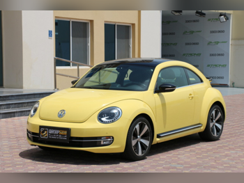 فوكس واغن  بيتل  توربو  2015  اوتوماتيك  42,000 كم  4 سلندر  سحب امامي  هاتشباك  أصفر