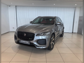 Jaguar  F-Pace  R Sport  2023  Automatic  64,638 Km  4 Cylinder  All Wheel Drive (AWD)  SUV  Gray  With Warranty