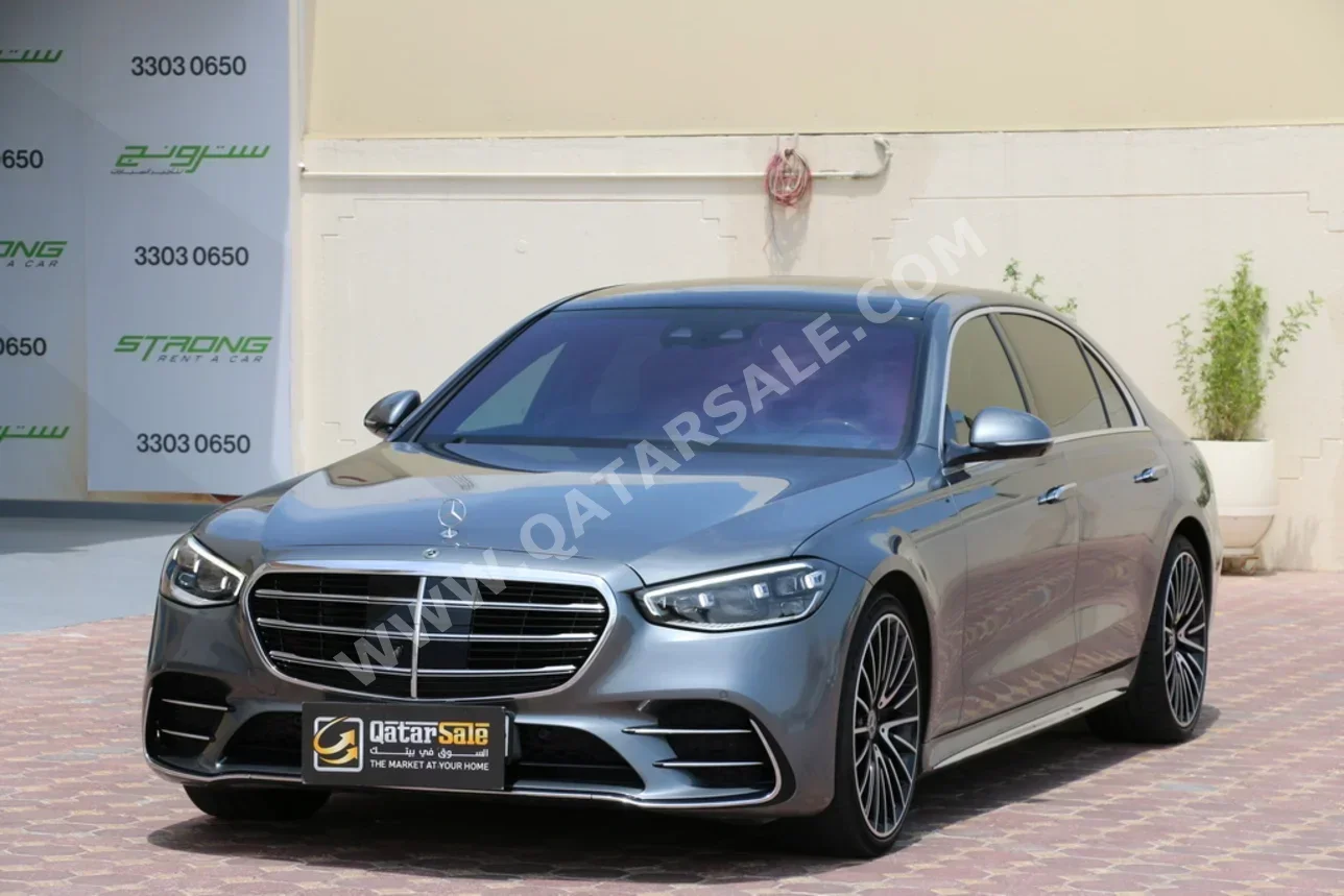 Mercedes-Benz  S-Class  450  2021  Automatic  49,000 Km  6 Cylinder  Rear Wheel Drive (RWD)  Sedan  Gray
