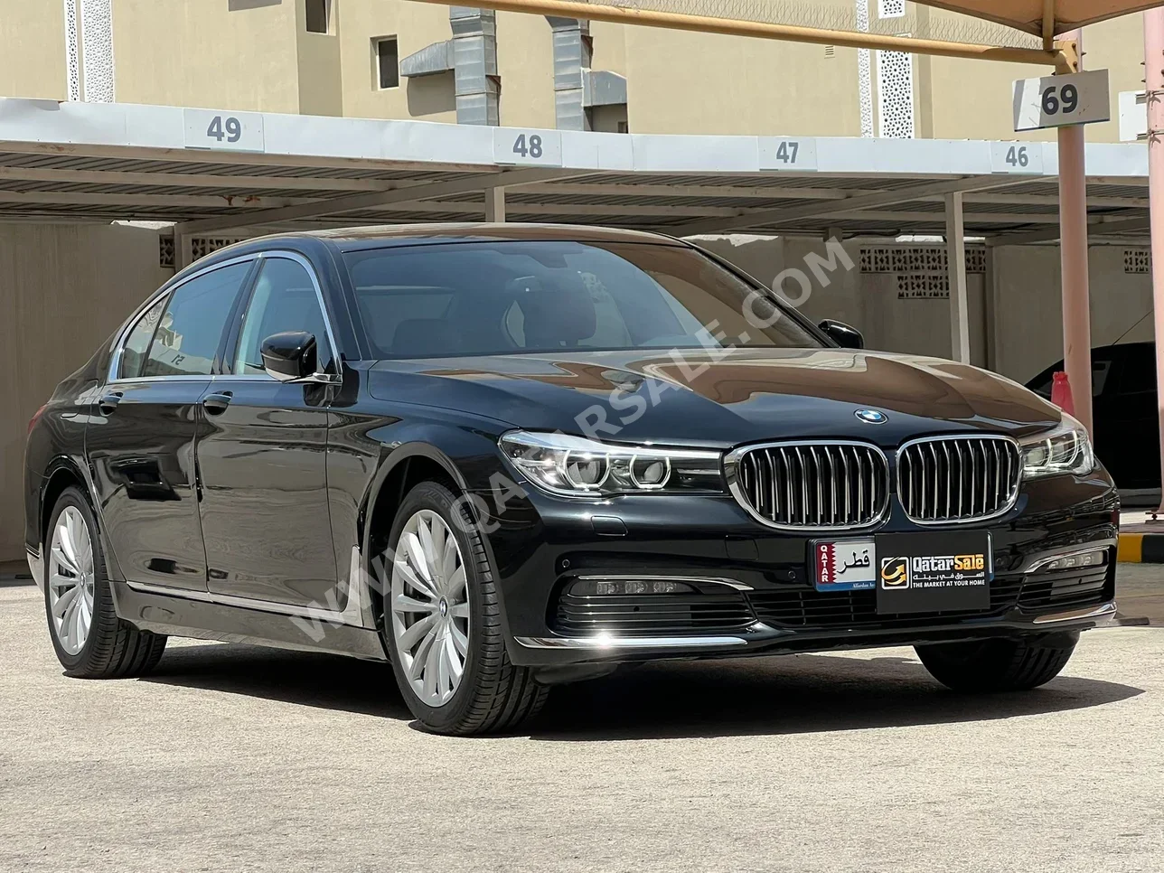 BMW  7-Series  730 Li  2018  Automatic  53,000 Km  4 Cylinder  Rear Wheel Drive (RWD)  Sedan  Black
