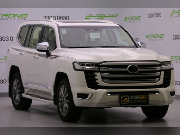 تويوتا  لاند كروزر  في اكس ار توين توربو  2025  اوتوماتيك  500 كم  6 سلندر  دفع رباعي  اس يو في  أبيض  تحت الضمان