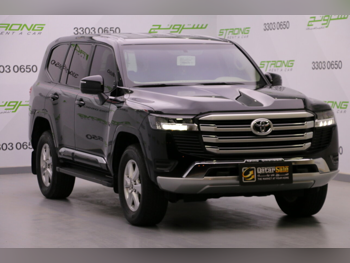 تويوتا  لاند كروزر  جي اكس ار  2024  اوتوماتيك  46,000 كم  6 سلندر  دفع رباعي  اس يو في  أسود  تحت الضمان