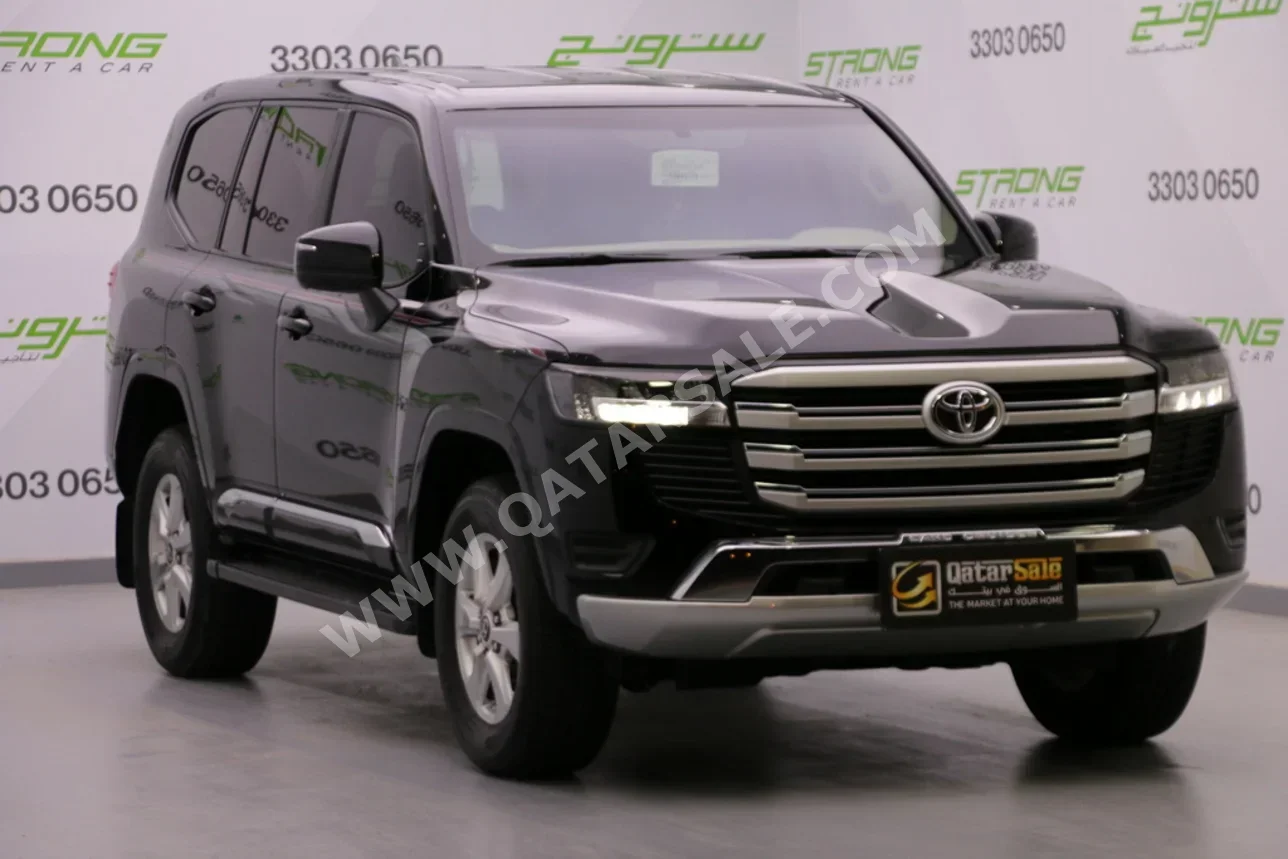تويوتا  لاند كروزر  جي اكس ار  2024  اوتوماتيك  46,000 كم  6 سلندر  دفع رباعي  اس يو في  أسود  تحت الضمان