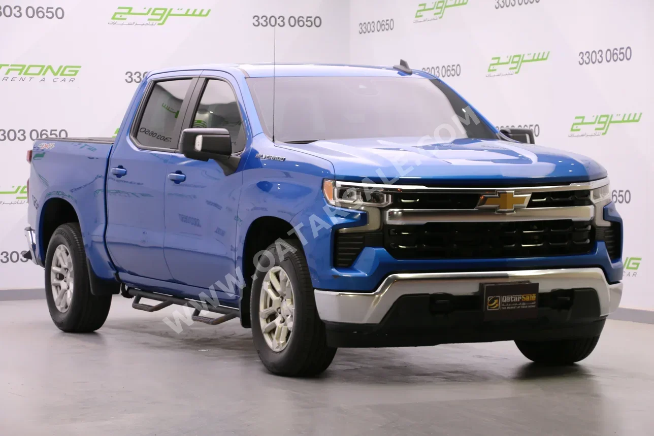 شفروليه  سلفرادو  2022  اوتوماتيك  90,000 كم  8 سلندر  دفع رباعي  بيكب  ازرق