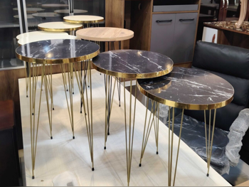 الطاولات والخزائن الجانبية منضدة القهوة  - لايف ستايل  - ام دي اف  - متعدد الألوان