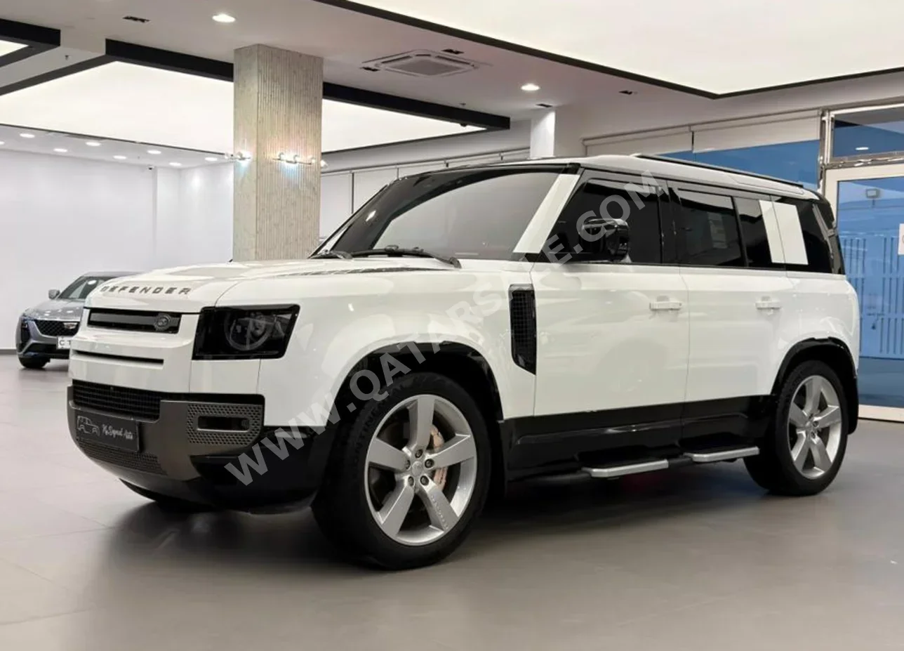 لاند روفر  ديفيندر  110 اتش اس اي  2025  اوتوماتيك  15,000 كم  6 سلندر  دفع رباعي  اس يو في  أبيض  تحت الضمان