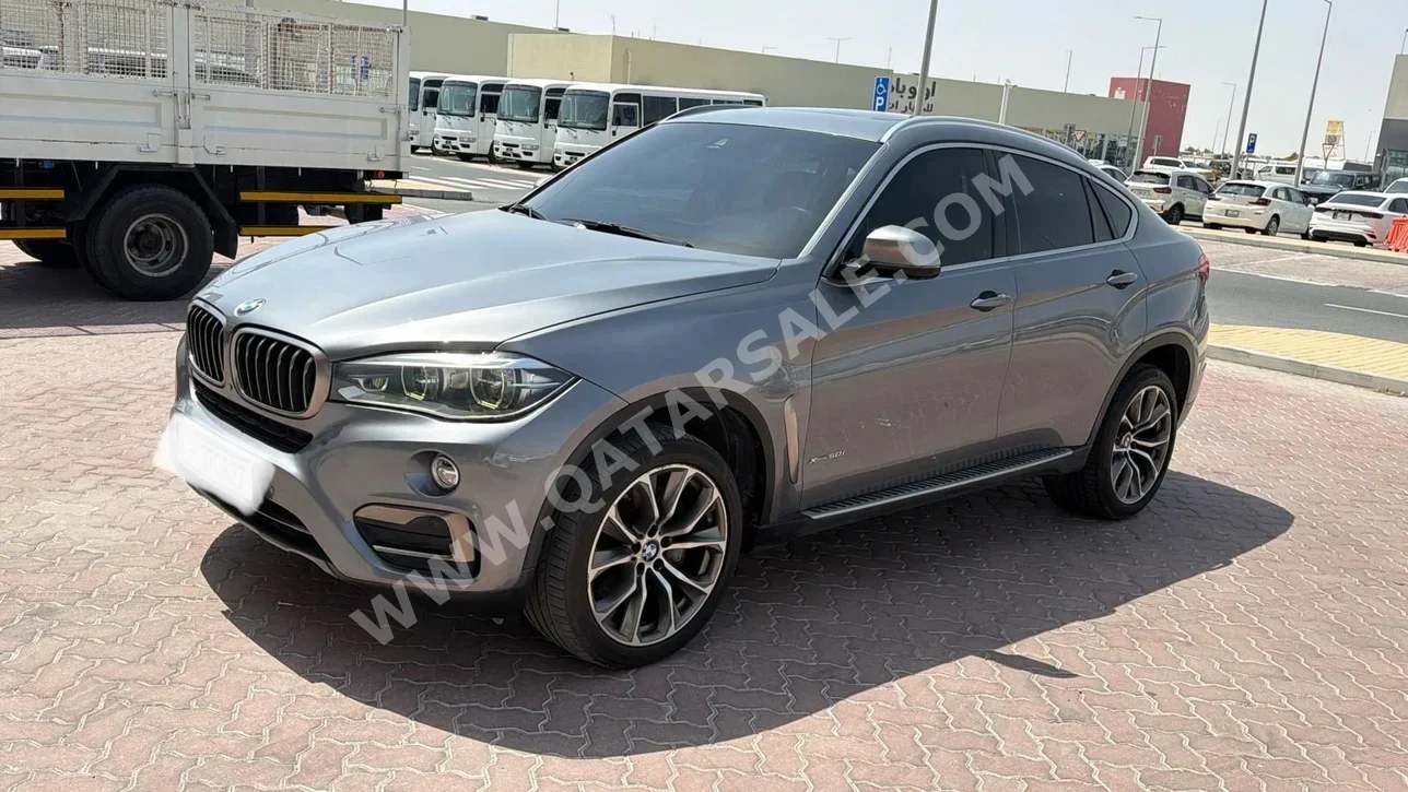 BMW  X-Series  X6  2016  Automatic  130,000 Km  6 Cylinder  Four Wheel Drive (4WD)  SUV  Gray