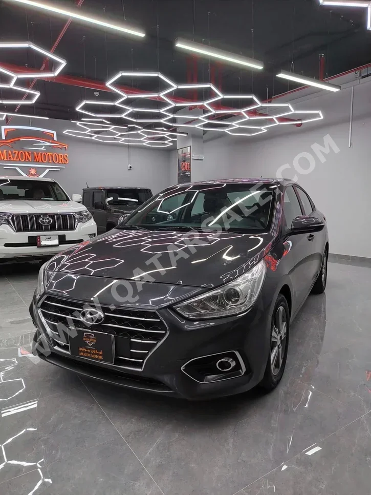 Hyundai  Accent  2021  Automatic  65,000 Km  4 Cylinder  Front Wheel Drive (FWD)  Sedan  Gray