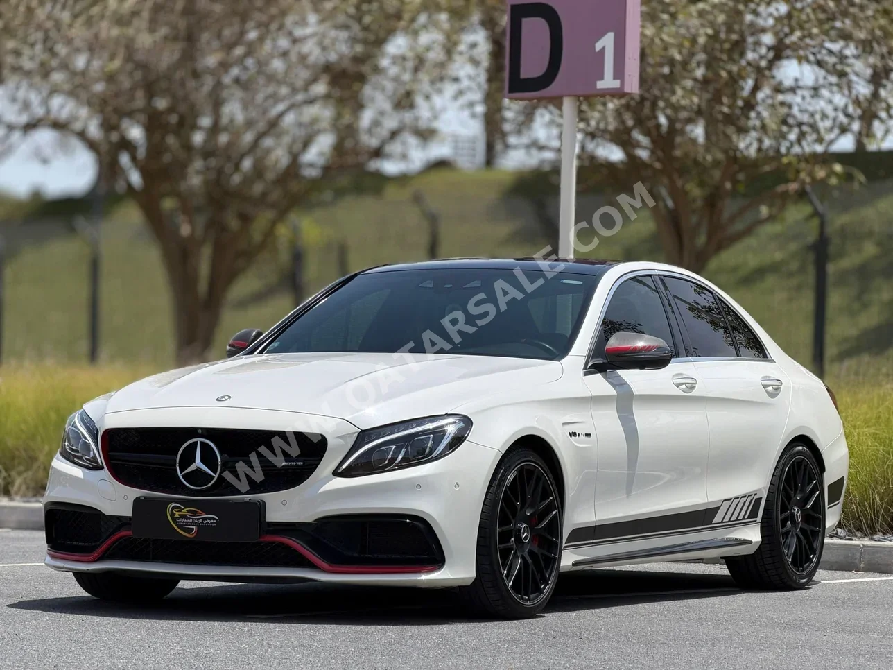 Mercedes-Benz  C-Class  63 AMG  2016  Automatic  74,000 Km  8 Cylinder  Rear Wheel Drive (RWD)  Sedan  White