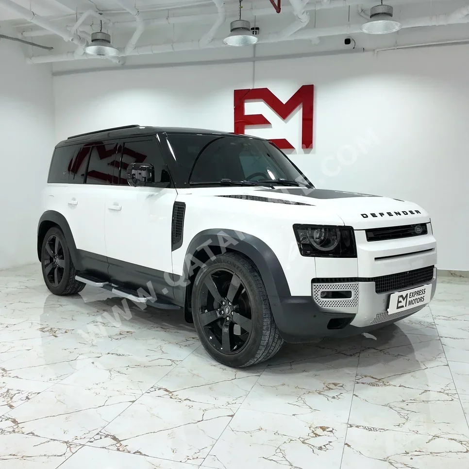 لاند روفر  ديفيندر  110  2023  اوتوماتيك  49,000 كم  6 سلندر  دفع رباعي  اس يو في  أبيض  تحت الضمان