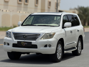 لكزس  ال اكس  570  2009  اوتوماتيك  260,000 كم  8 سلندر  دفع رباعي  اس يو في  أبيض