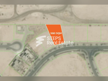 اراضي للبيع  في لوسيل  - فيلا سكنية شمالية  -المساحة 1,061 متر مربع