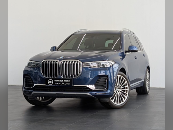 BMW  X-Series  X7 40i  2021  Automatic  50,935 Km  6 Cylinder  All Wheel Drive (AWD)  SUV  Blue