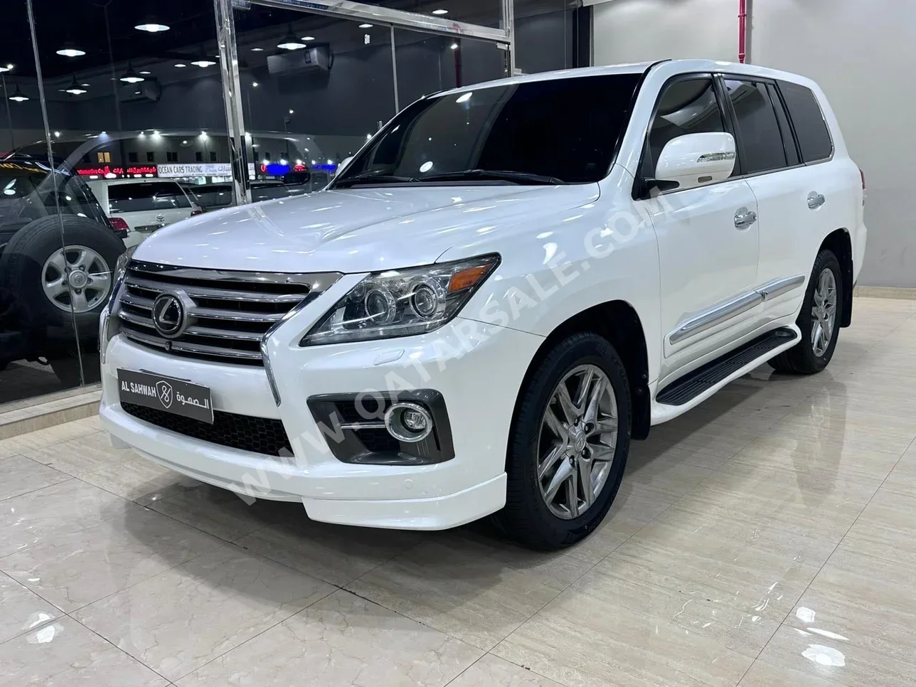 لكزس  ال اكس  570  2011  اوتوماتيك  215,000 كم  8 سلندر  دفع رباعي  اس يو في  أبيض